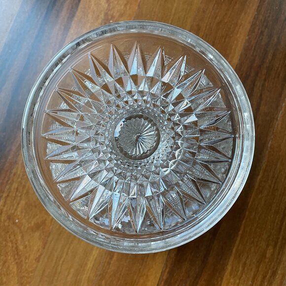 Vintage Mckee Sunbeam EPAG Pressed Glass Large Compote Bowl - Picture 4 of 5
